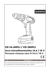 Gamma CD-14.4HPLi Mode D'emploi Original