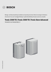 Bosch Tronic 3500 TO Notice De Montage Et D'utilisation