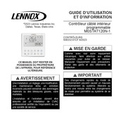 Lennox M0STAT120N-1 Guide D'utilisation