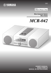 Yamaha MCR-042 Mode D'emploi