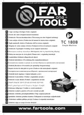 Far Tools ONE TC-180A-2 Notice Originale