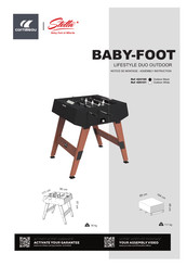 Cornilleau BABY-FOOT LIFESTYLE 1V1 OUTDOOR Notice De Montage