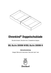 Ehrenkind BSL-Buche-200X90-W Manuel D'instruction