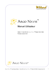 Wildcard Innovations Argo Navis 102B Manuel Utilisateur