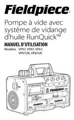 Fieldpiece RunQuick VP67 Manuel D'utilisation