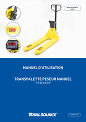 Total Source TRW0009 Manuel D'utilisation