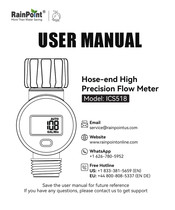 RainPoint ICS518 Manuel D'utilisation