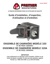 Premier 10000941 Guide D'installation, D'entretien Et D'utilisation