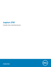 Dell Inspiron 3781 Guide De Maintenance