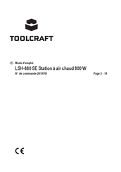 TOOLCRAFT LSH-880 SE Mode D'emploi