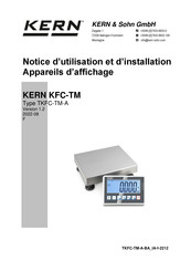 KERN&SOHN TKFC-TM-A Notice D'utilisation Et D'installation