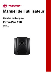 Transcend DrivePro 110 Manuel De L'utilisateur