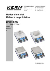 Kern PCB Serie Notice D'emploi