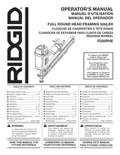 RIDGID R350RHE Manuel D'utilisation