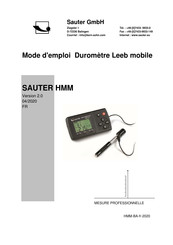 sauter HMM-NP Mode D'emploi