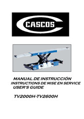 CASCOS TV2000H Instructions De Mise En Service