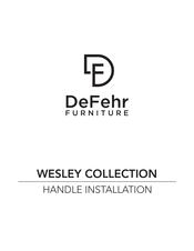 DeFehr FURNITURE WESLEY COLLECTION P2523 Installation