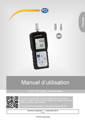 PCE Instruments PTR 200N Manuel D'utilisation