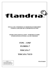 Flandria FLORIDA 7 Instructions D'installation