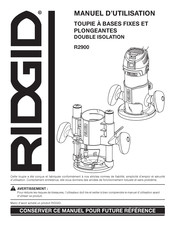 RIDGID R2900 Manuel D'utilisation