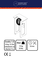 EXODRY.BIKE Saroo Mode D'emploi