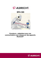 Albrecht BPA 300 Mode D'emploi