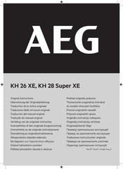 AEG KH 28 Super XE Traduction De La Notice Originale