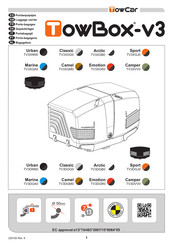 TowCar TV3DVV0 Mode D'emploi