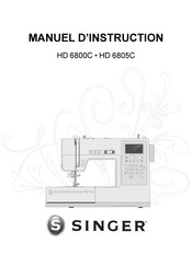 Singer HD 6800C Manuel D'instruction