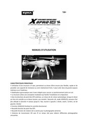 SYMA X8PRO 2.4G Manuel D'utilisation