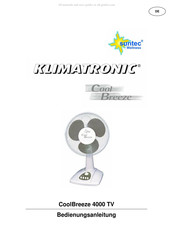 Suntec Wellness KLIMATRONIC CoolBreeze 4000 TV Mode D'emploi