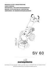 Eurosystems SV 60 Manuel D'utilisation Et D'entretien