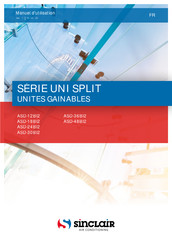 Sinclair UNI SPLIT ASD-12BI2 Traduction Du Manuel D'utilisation Original