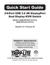 Tripp-Lite B006-DP2UA4 Guide Rapide