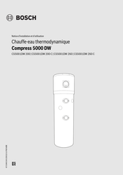 Bosch Compress CS5001DW 200 C Notice D'installation Et D'utilisation