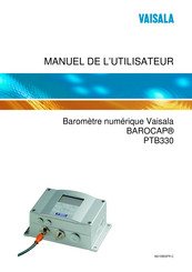 Vaisala BAROCAP PTB330 Manuel De L'utilisateur