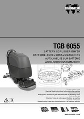 Numatic TGB 6055 Notice Originale