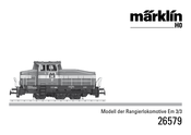 marklin 26579 Mode D'emploi