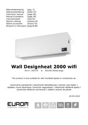 EUROM WALL DESIGNHEAT 2000 WIFI Manuel D'utilisation