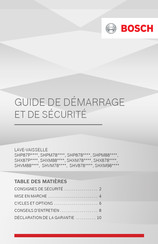 Bosch SHP87P Guide De Démarrage Et De Sécurité