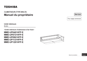 Toshiba MMD-UP0481HFP-E Manuel Du Propriétaire