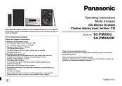 Panasonic SC-PMX802 Mode D'emploi