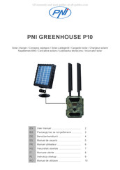 PNI GreenHouse P10 Manuel Utilisateur