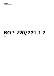 Gaggenau BOP 220 1 2 Série Notice D'utilisation