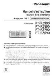 Panasonic PT-RZ790 Manuel D'utilisation