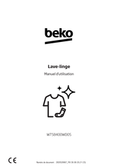 Beko WTS8400WDOS Manuel D'utilisation