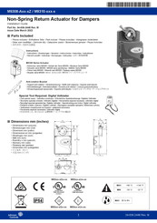 Johnson Controls M9308-AGA-2Z Guide D'installation