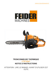 FEIDER Machines FTRT494T Notice D'instructions