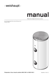Weishaupt WAS 280-2 Notice De Montage Et De Mise En Service
