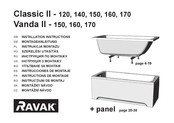 RAVAK Vanda II-150 Instructions De Montage